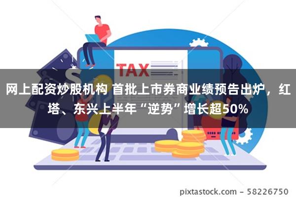 网上配资炒股机构 首批上市券商业绩预告出炉，红塔、东兴上半年“逆势”增长超50%